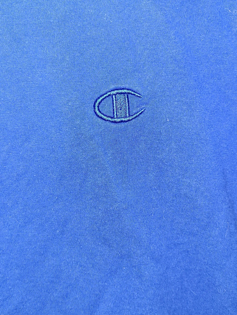 Mens Champion T-Shirt Size Large Blue - Picture 3 of 4